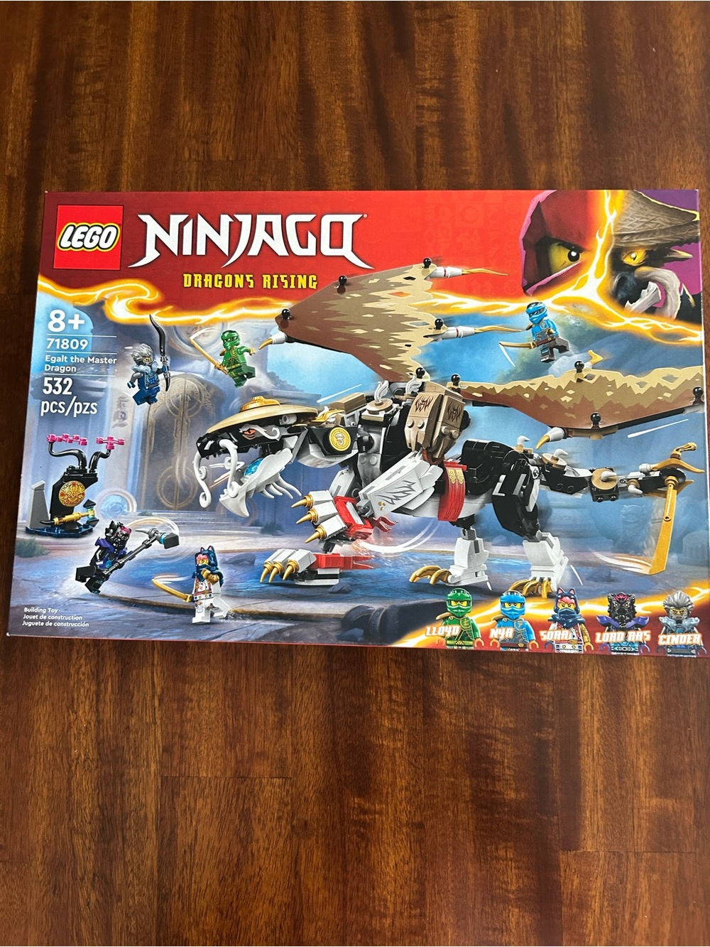 NEW! Lego 71809 Ninjago Dragons Rising Egalt the Master Dragon - Retiring Soon!